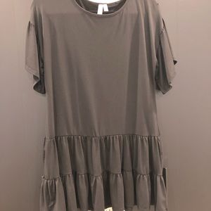 Black knee length dress size medium